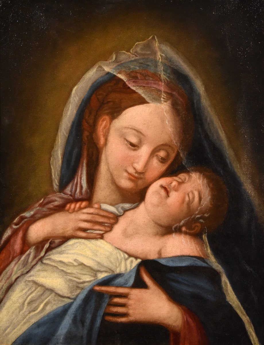 Madonna With The Sleeping Child, Giovan Battista Salvi "il Sassoferrato" (1609–1685), Follower-photo-8