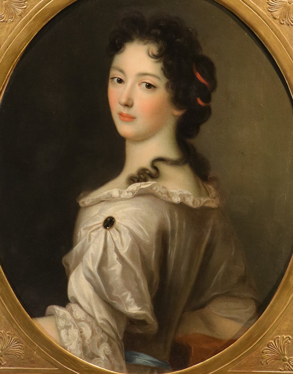 Nicolas Fouché (troyes, 1653 – Paris, 1733), Portrait Of Marie Thérèse De Bourbon-photo-2