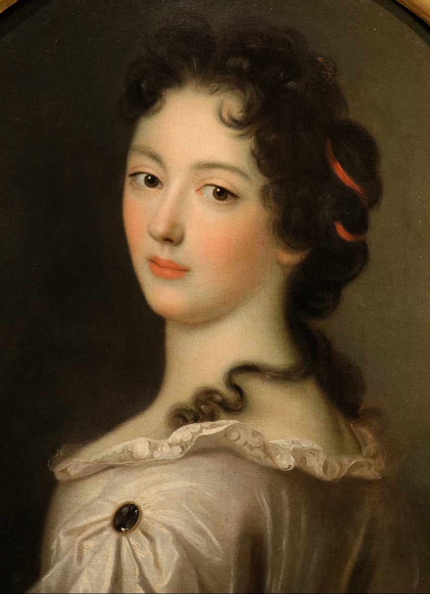 Nicolas Fouché (troyes, 1653 – Paris, 1733), Portrait Of Marie Thérèse De Bourbon-photo-3