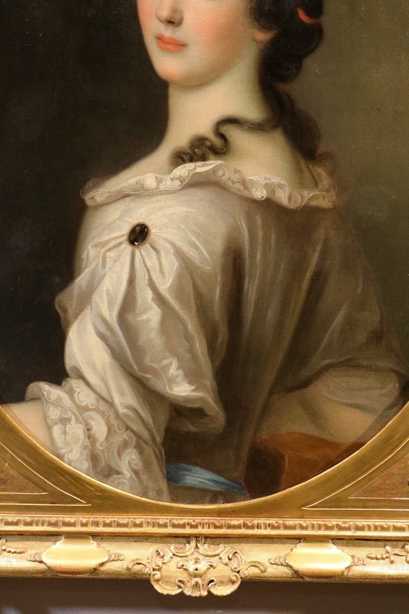 Nicolas Fouché (troyes, 1653 – Paris, 1733), Portrait Of Marie Thérèse De Bourbon-photo-1