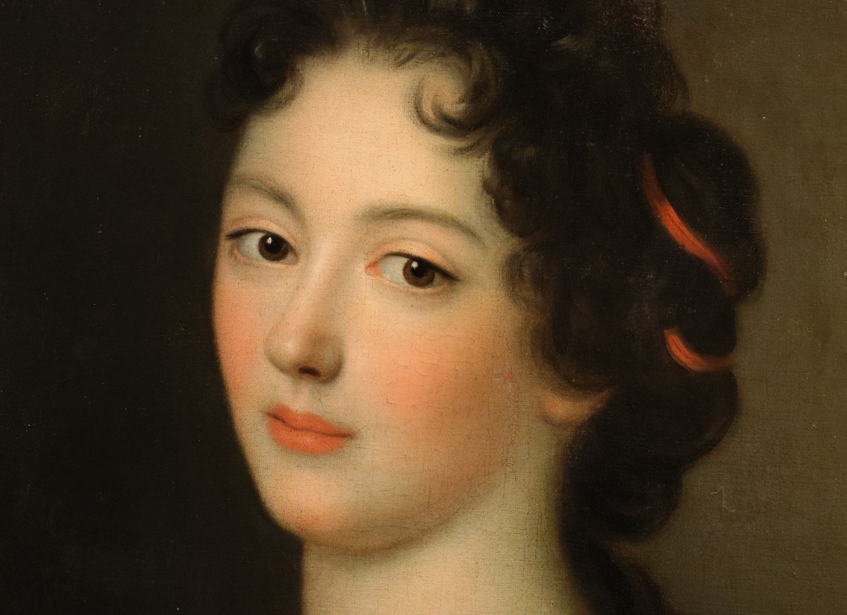 Nicolas Fouché (troyes, 1653 – Paris, 1733), Portrait Of Marie Thérèse De Bourbon-photo-3