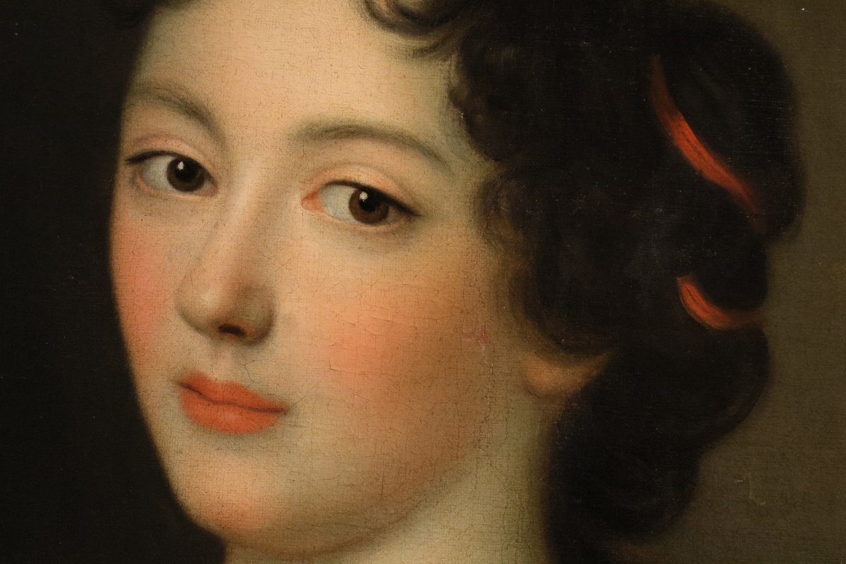 Nicolas Fouché (troyes, 1653 – Paris, 1733), Portrait Of Marie Thérèse De Bourbon-photo-5