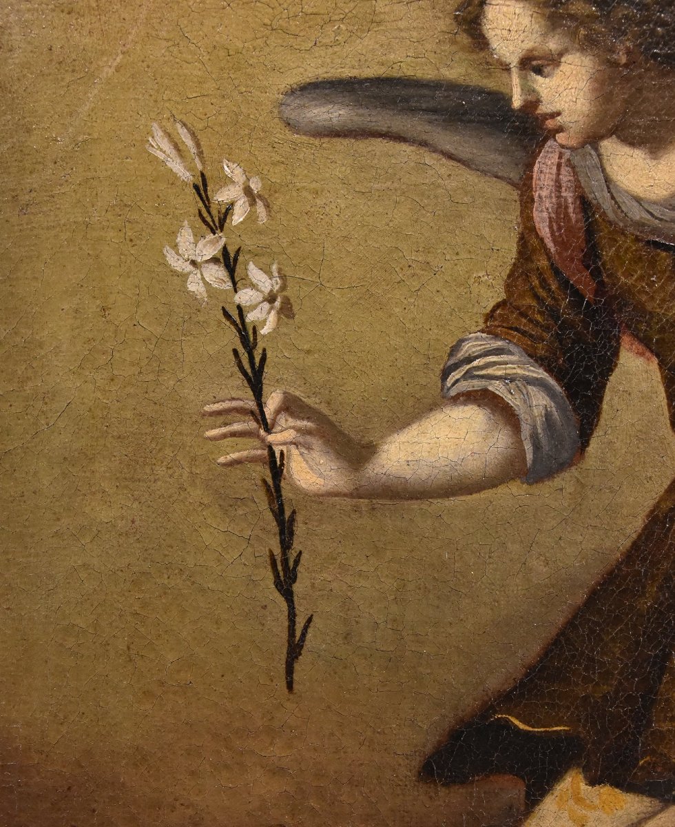 L'Annonciation, École toscane XVIIe siècle-photo-7