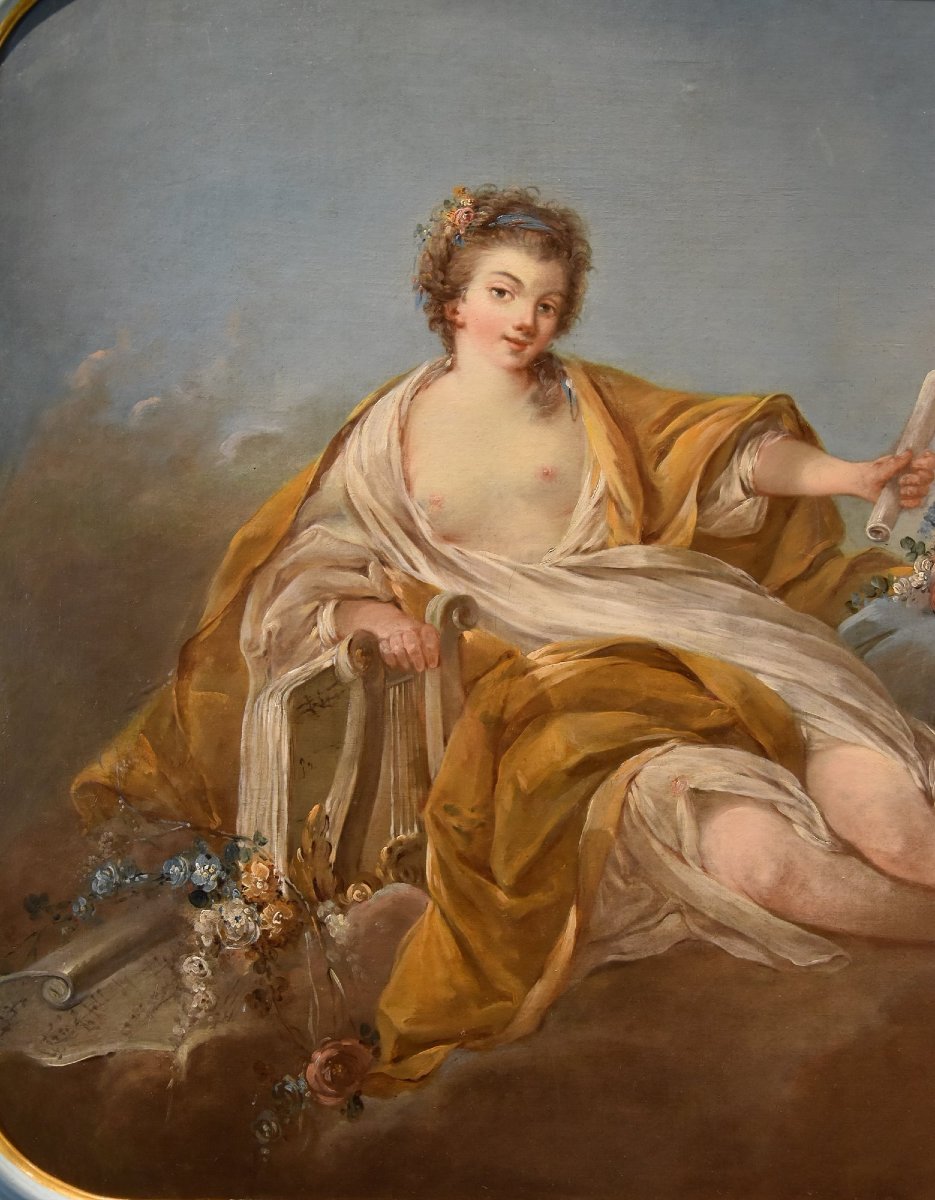 Allegory Of Music, Pierre Charles Trémolières (cholet, 1703 – Paris, 1739)-photo-2