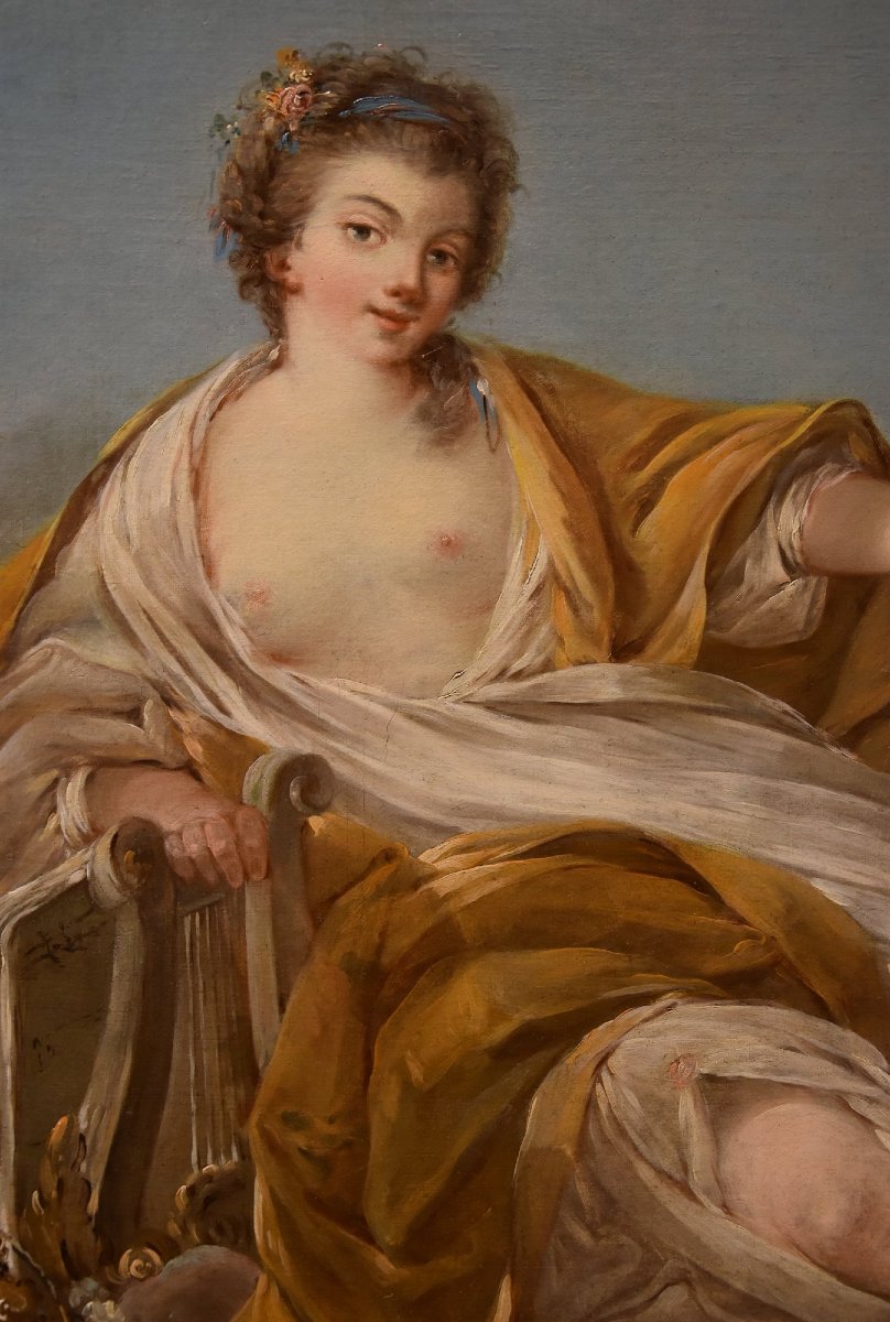 Allegory Of Music, Pierre Charles Trémolières (cholet, 1703 – Paris, 1739)-photo-8