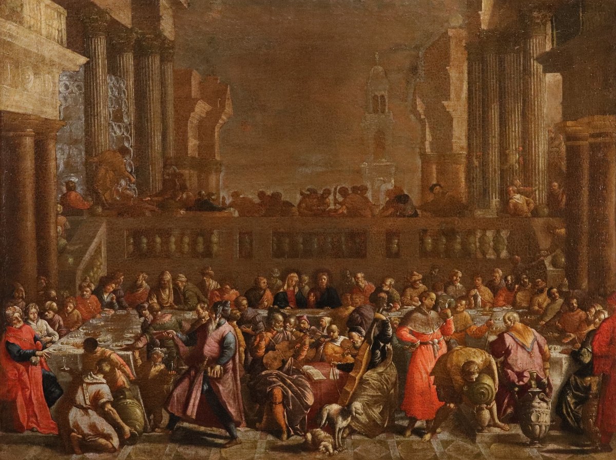Les Noces de Cana, Paolo Caliari, dit le Véronèse (Vérone, 1528 – Venise, 1588) Suiveur