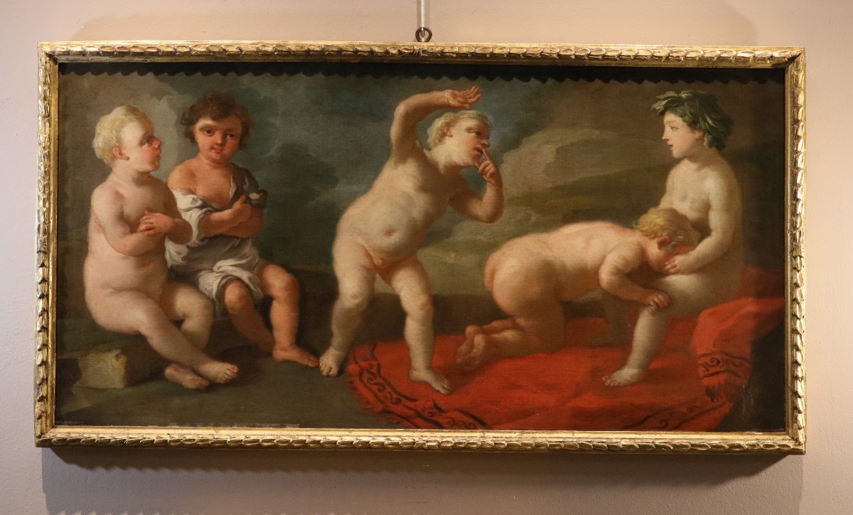 The Slap Game, Francesco De Mura (naples, 1696 – Naples, 1782) And Workshop-photo-2