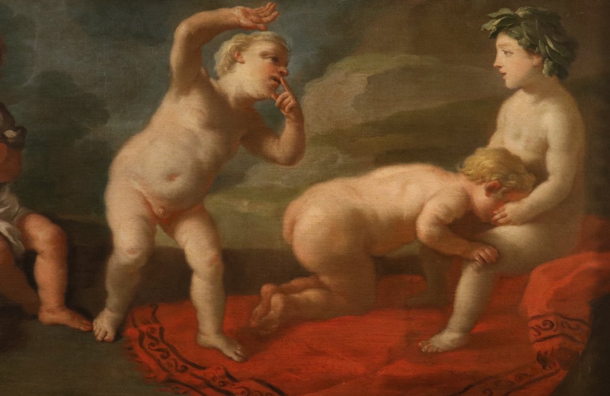 The Slap Game, Francesco De Mura (naples, 1696 – Naples, 1782) And Workshop-photo-4
