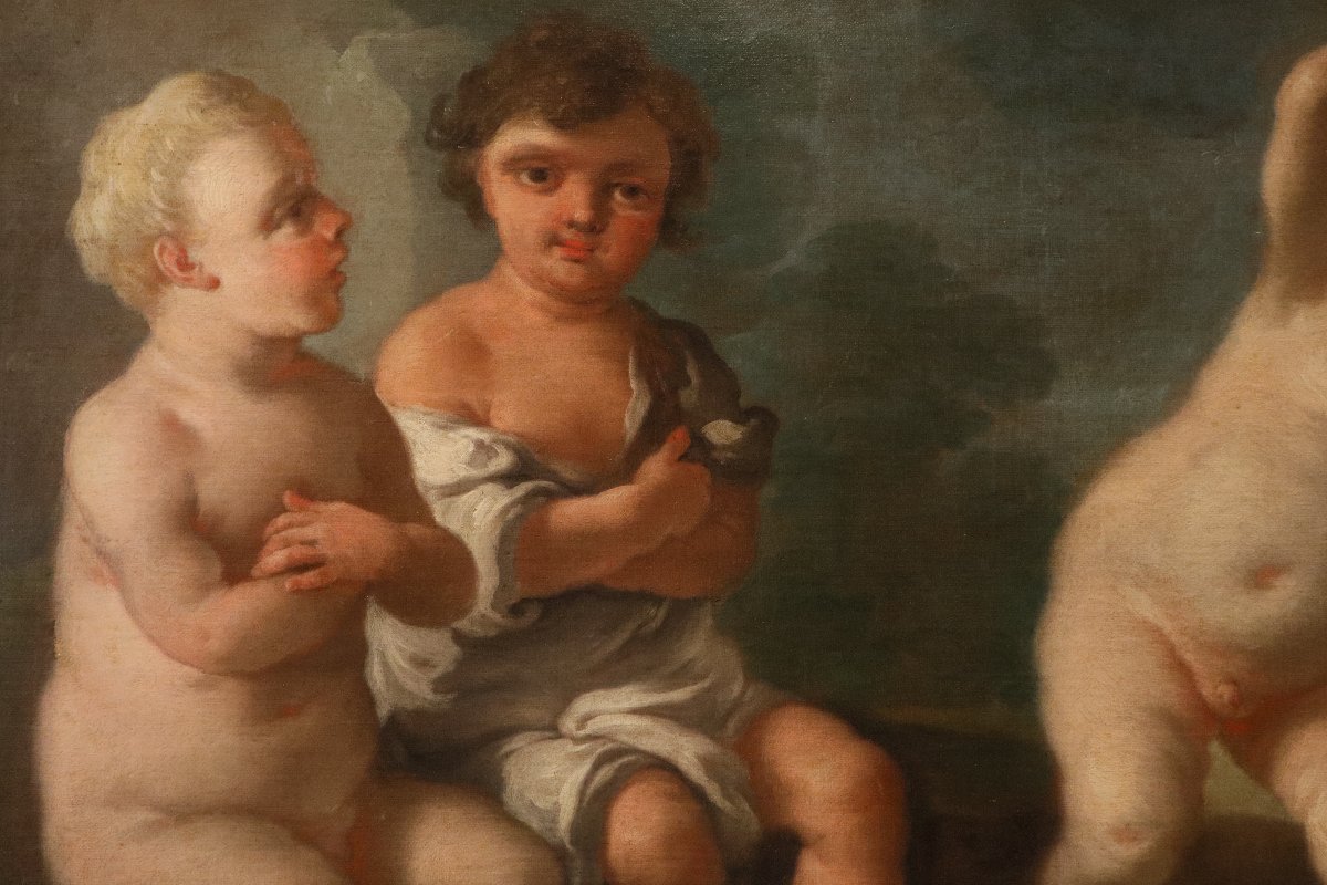 The Slap Game, Francesco De Mura (naples, 1696 – Naples, 1782) And Workshop-photo-4