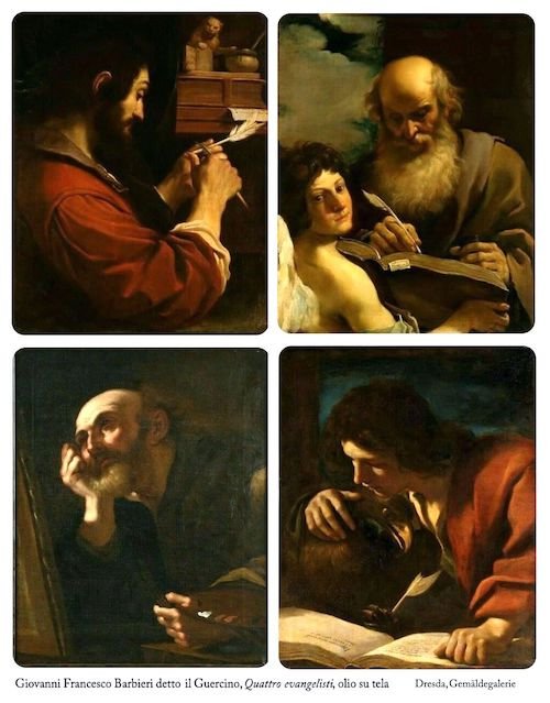 Saint Marc l'Evangéliste, Bartolomeo Gennari (cento, 1594 - Bologne, 1661) Attribuable à -photo-1