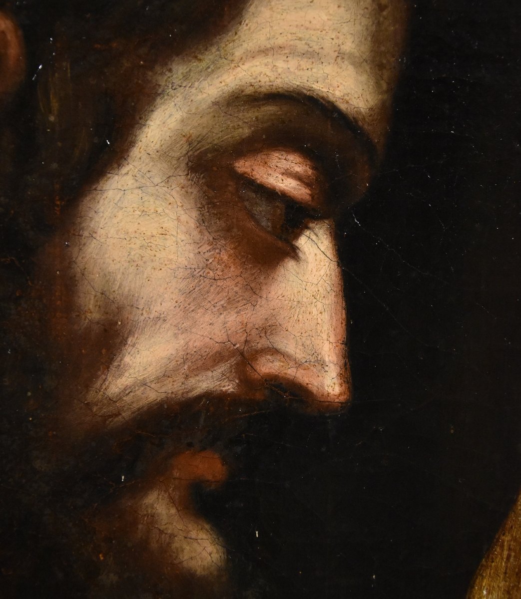 Saint Marc l'Evangéliste, Bartolomeo Gennari (cento, 1594 - Bologne, 1661) Attribuable à -photo-6