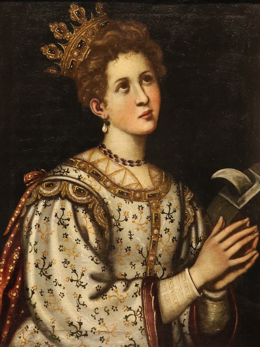 Sainte Catherine d’Alexandrie, Francesco Curradi, dit Battiloro (Florence, 1570-1661)-photo-2