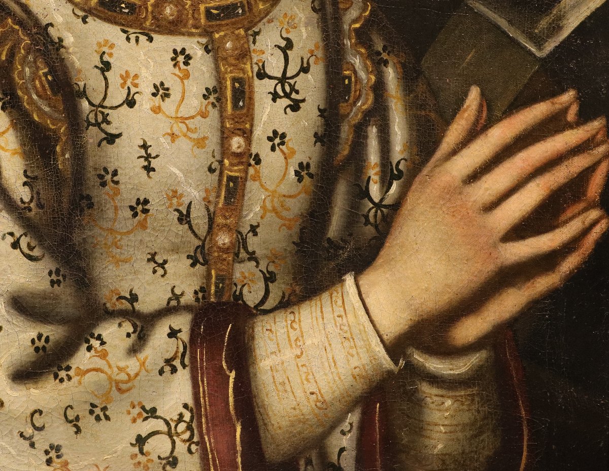 Sainte Catherine d’Alexandrie, Francesco Curradi, dit Battiloro (Florence, 1570-1661)-photo-5