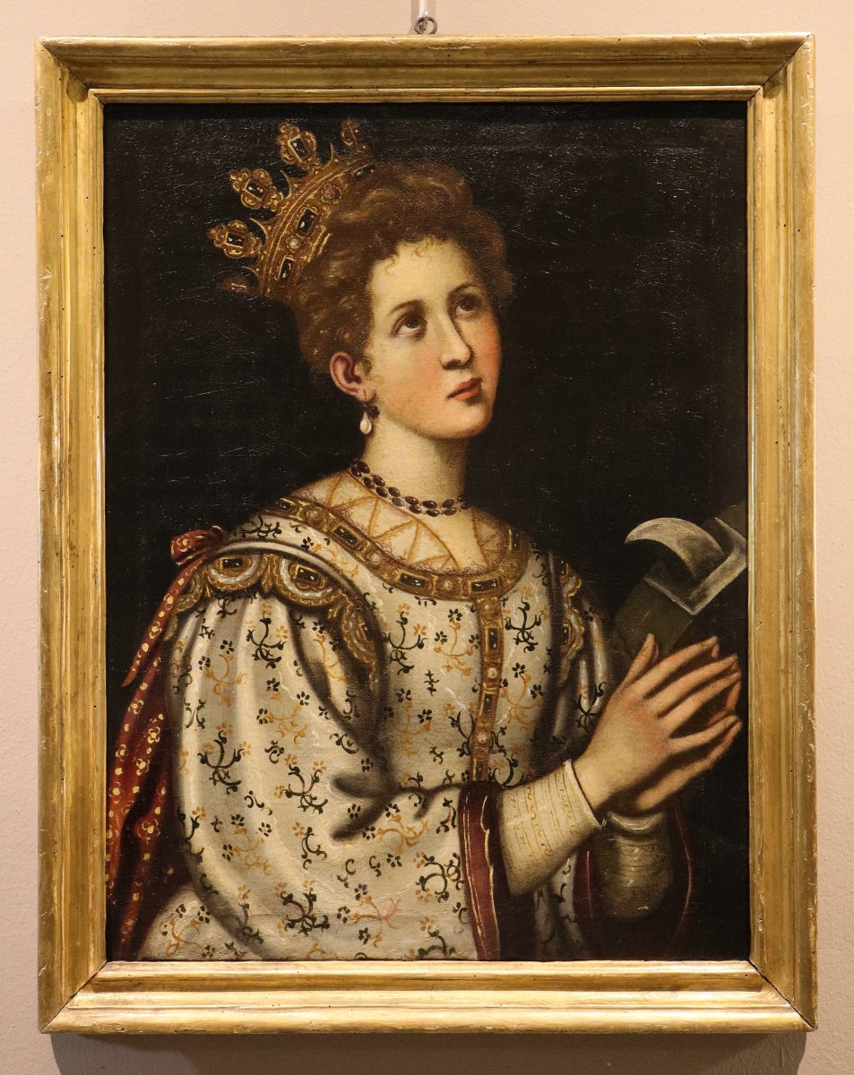Sainte Catherine d’Alexandrie, Francesco Curradi, dit Battiloro (Florence, 1570-1661)