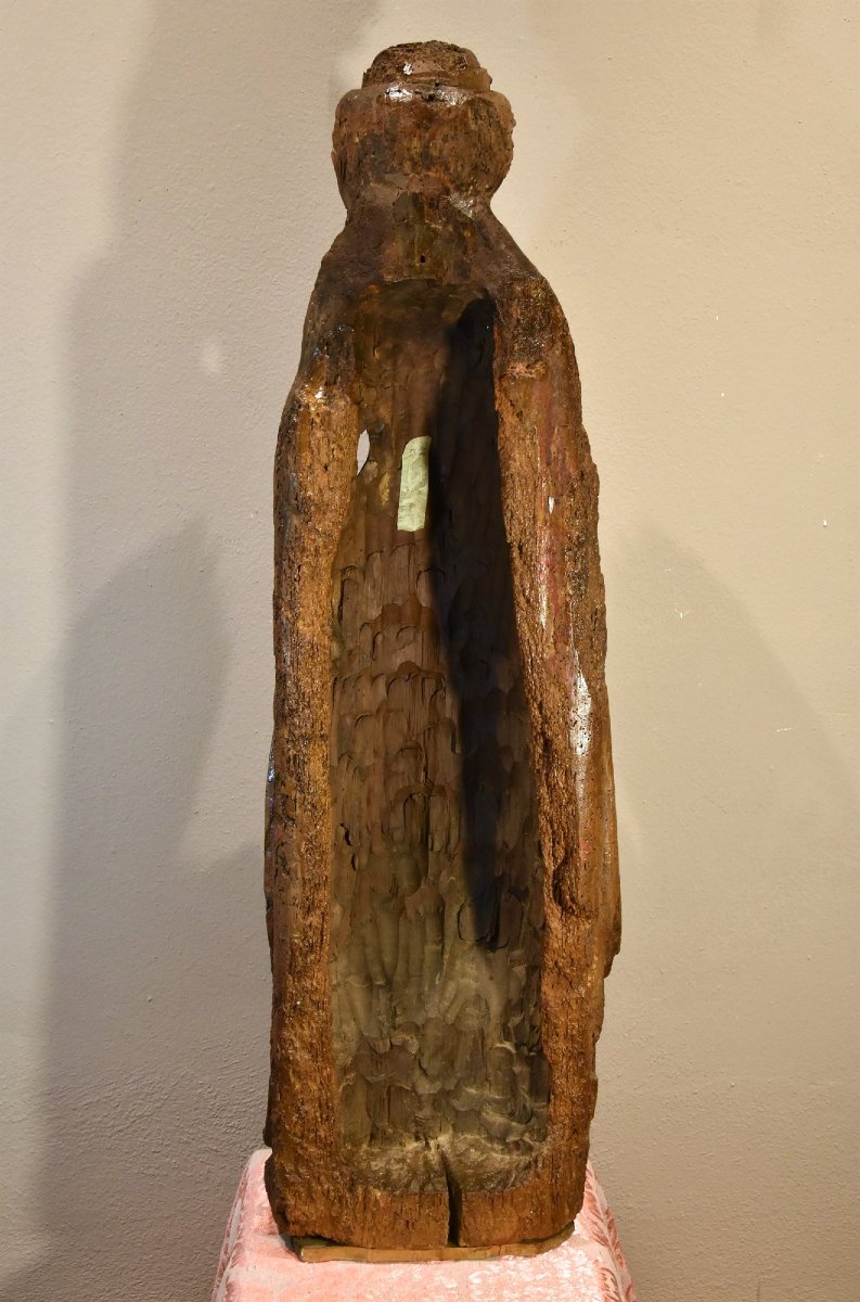 Sculpture en bois, Sainte Catherine, Bas-Rhin, vers 1480-photo-4