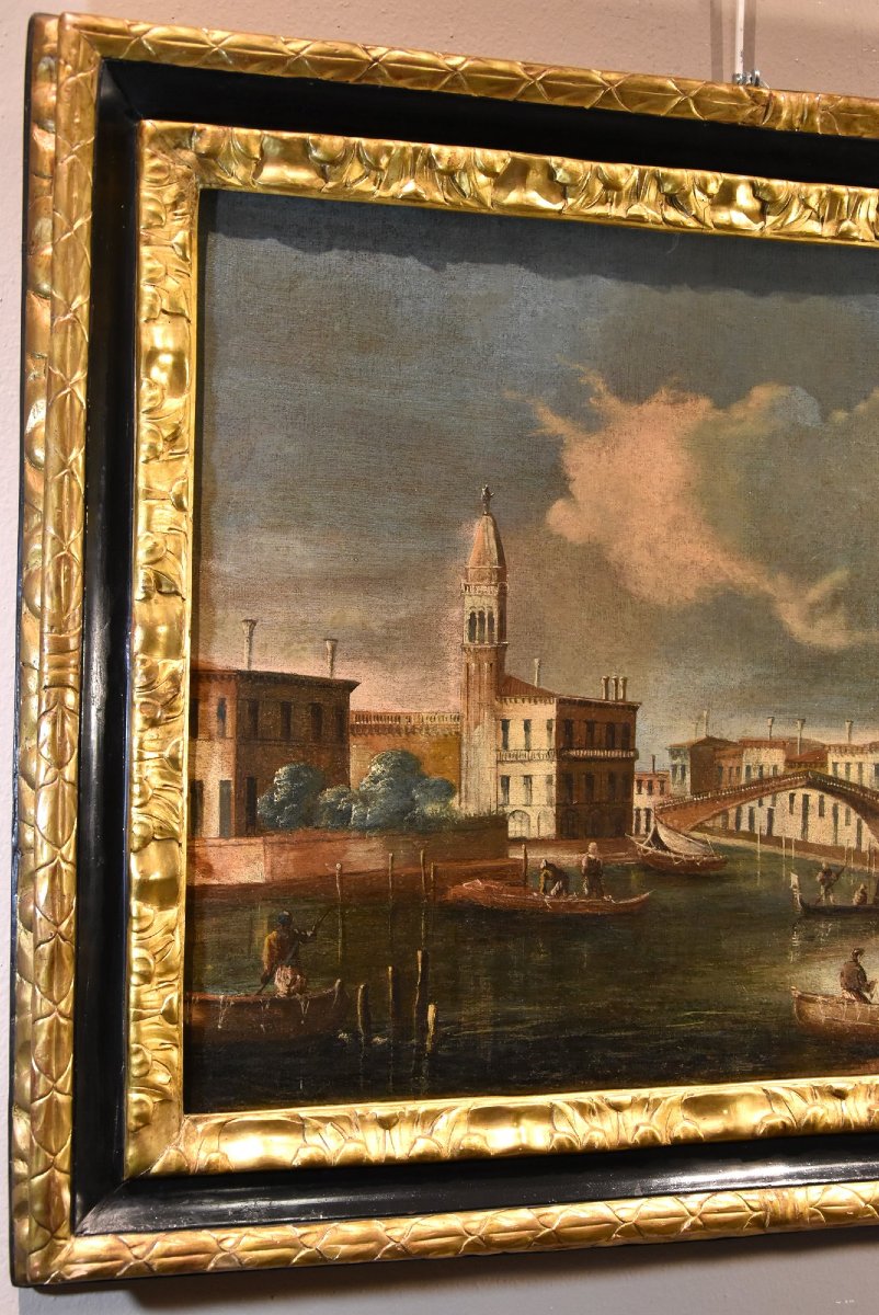 Francesco Tironi (Venise, vers 1745 - 1797), Vue de Venise avec l'église S. Geremia-photo-4