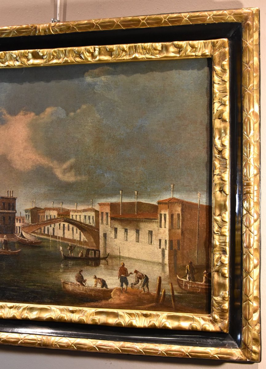 Francesco Tironi (Venise, vers 1745 - 1797), Vue de Venise avec l'église S. Geremia-photo-1