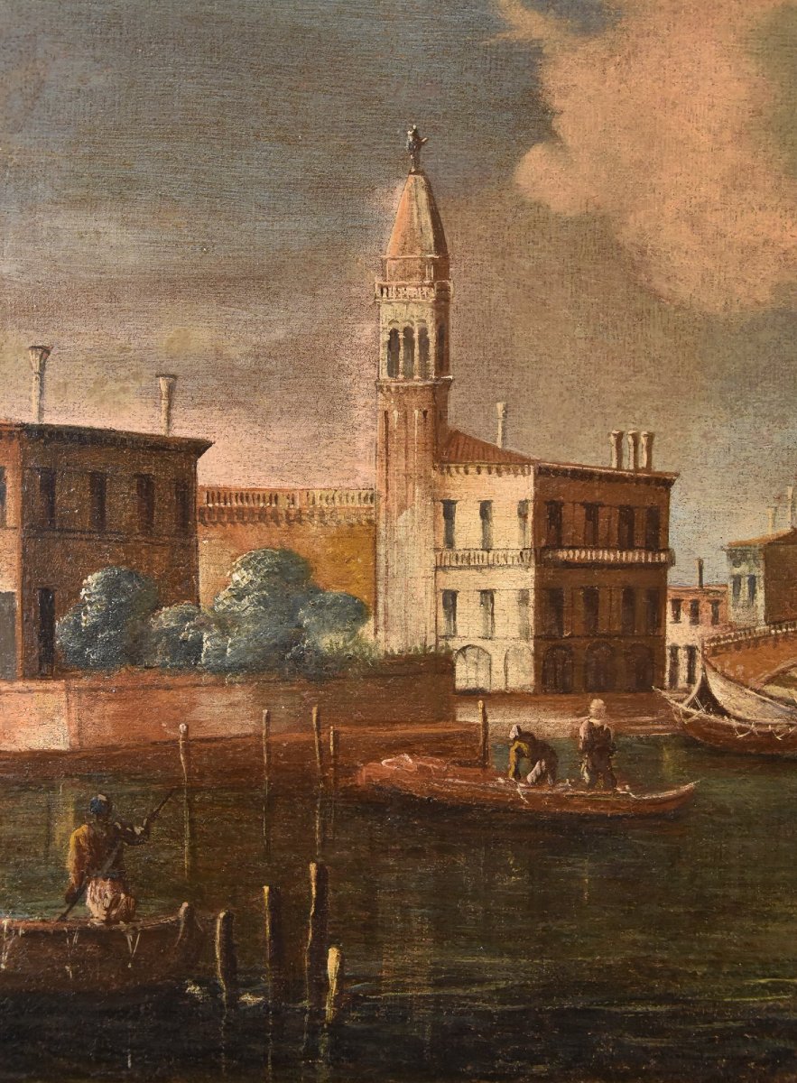 Francesco Tironi (Venise, vers 1745 - 1797), Vue de Venise avec l'église S. Geremia-photo-3