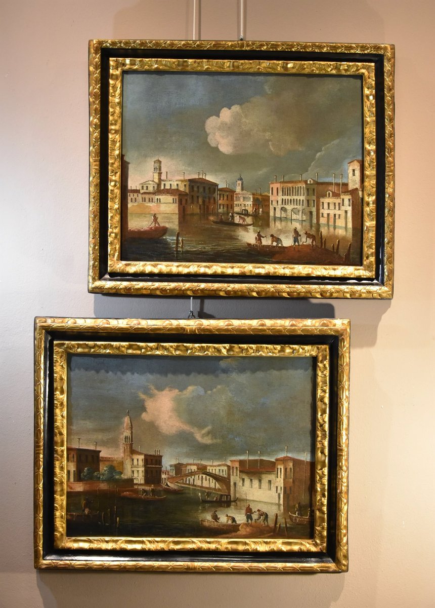 Francesco Tironi (Venise, vers 1745 - 1797), Vue de Venise avec l'église S. Geremia-photo-8