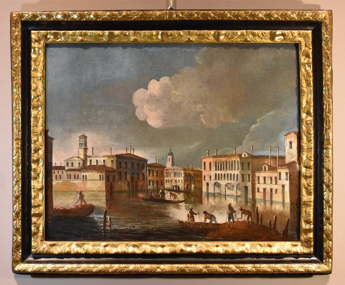Francesco Tironi (Venise, vers 1745 - 1797), Vue de Venise avec l'entrée de Cannaregio-photo-2