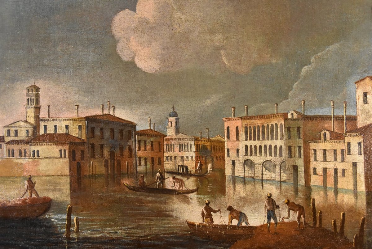 Francesco Tironi (Venise, vers 1745 - 1797), Vue de Venise avec l'entrée de Cannaregio