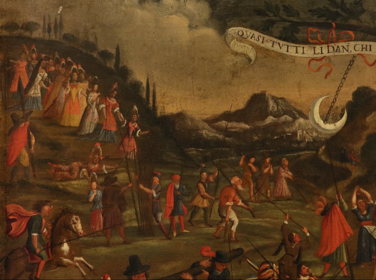 Allégorie de la folie humaine, Alexander van Bredael (Anvers, 1663 – 1720)-photo-7