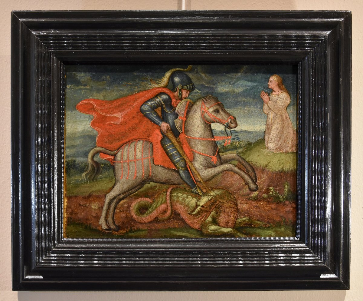 Saint Georges et le Dragon, Alessio Baldovinetti (Florence, 1427 – 1499) cercle-photo-2