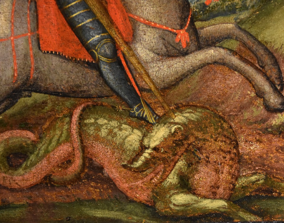 Saint Georges et le Dragon, Alessio Baldovinetti (Florence, 1427 – 1499) cercle-photo-4