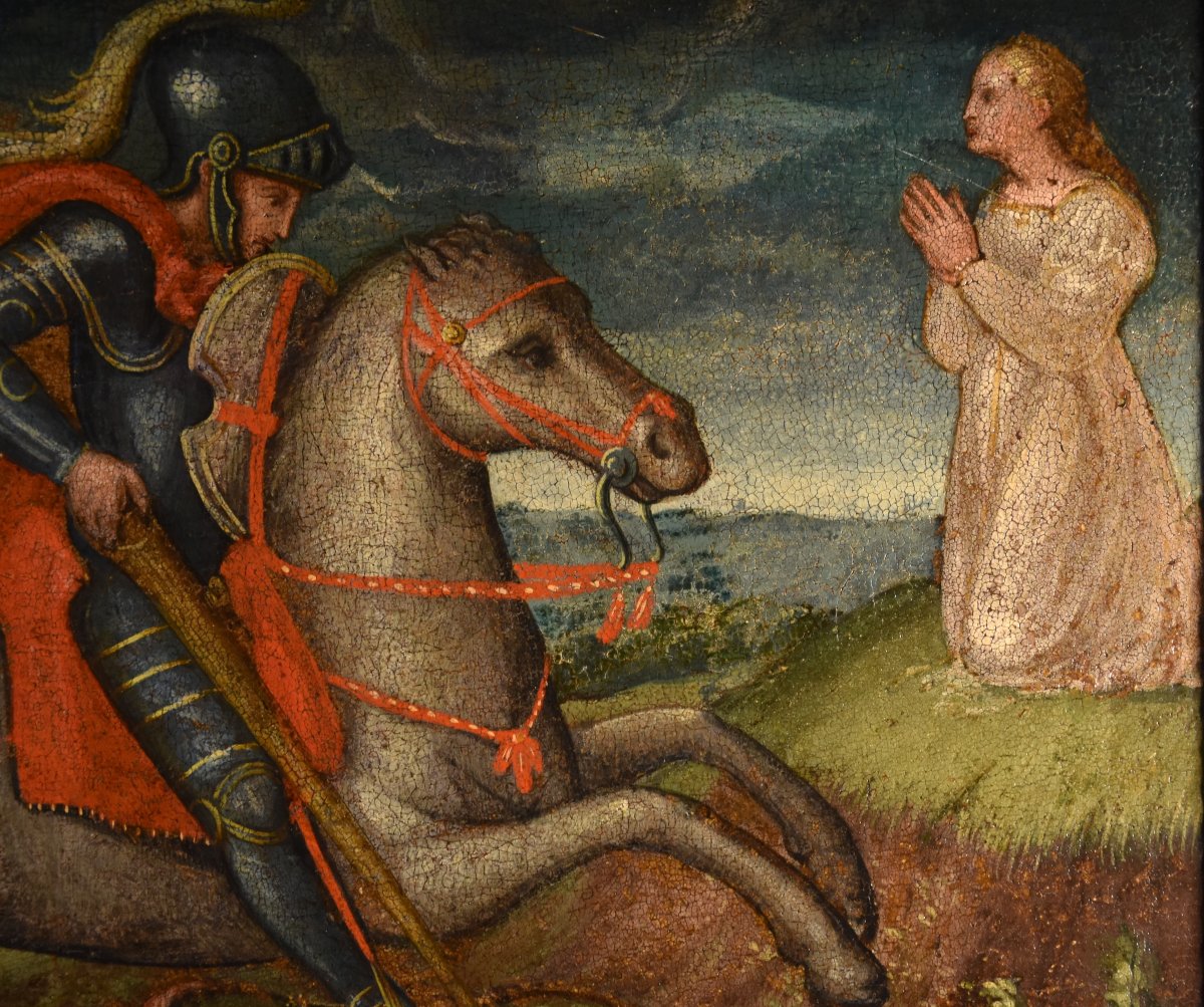 Saint Georges et le Dragon, Alessio Baldovinetti (Florence, 1427 – 1499) cercle-photo-5