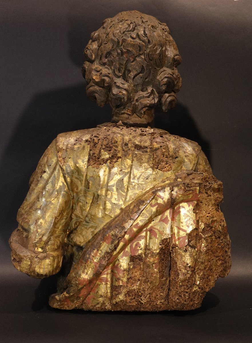 Aniello Stellato (Naples, 1593 – 1648), Jean l’Évangéliste et Catherine d’Alexandrie-photo-1