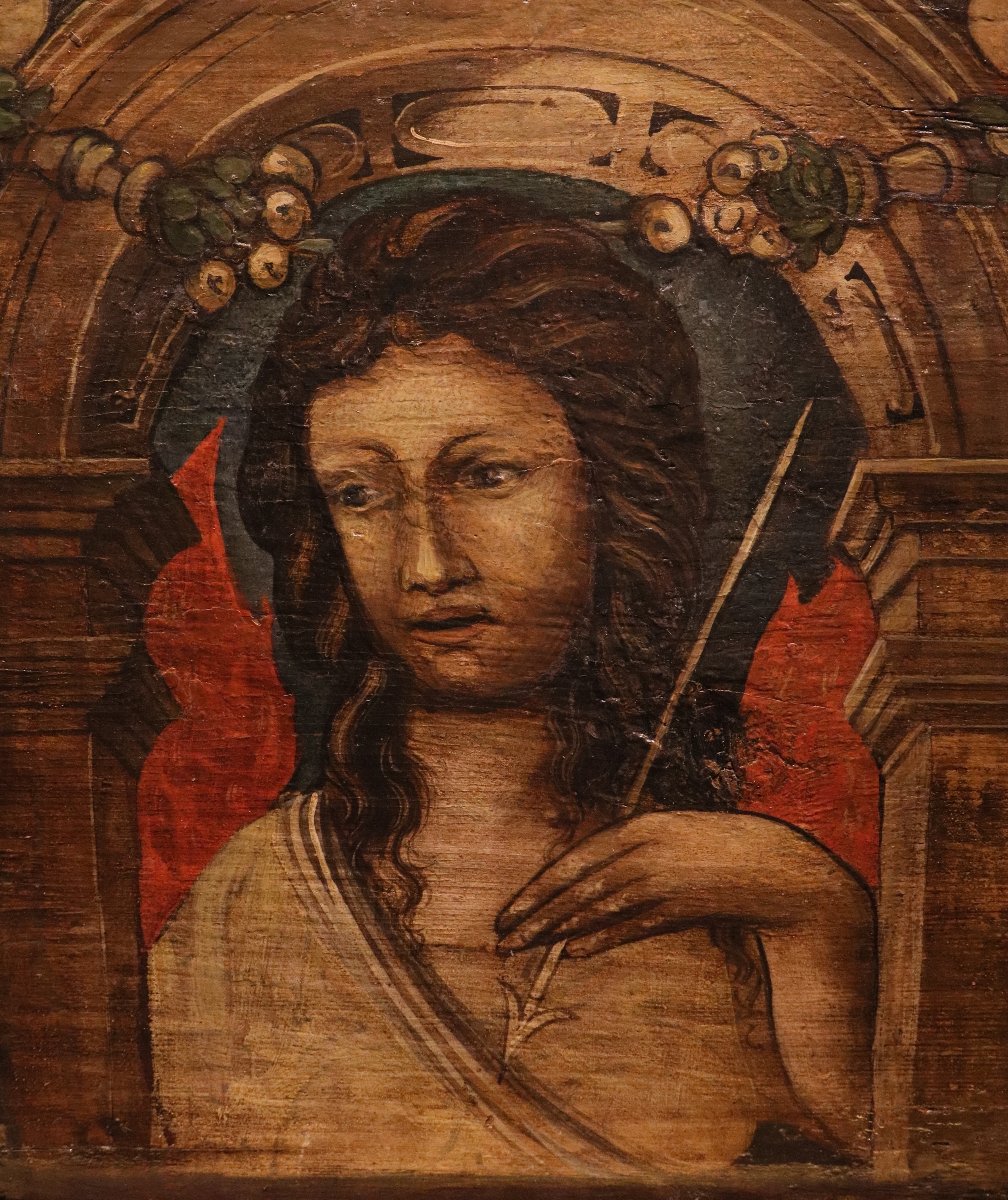 Pair Of Ceiling Panels, Bonifacio Bembo (brescia, 1420 – Milan, 1480), A Follower Of-photo-3