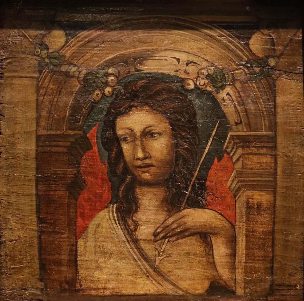 Pair Of Ceiling Panels, Bonifacio Bembo (brescia, 1420 – Milan, 1480), A Follower Of-photo-2