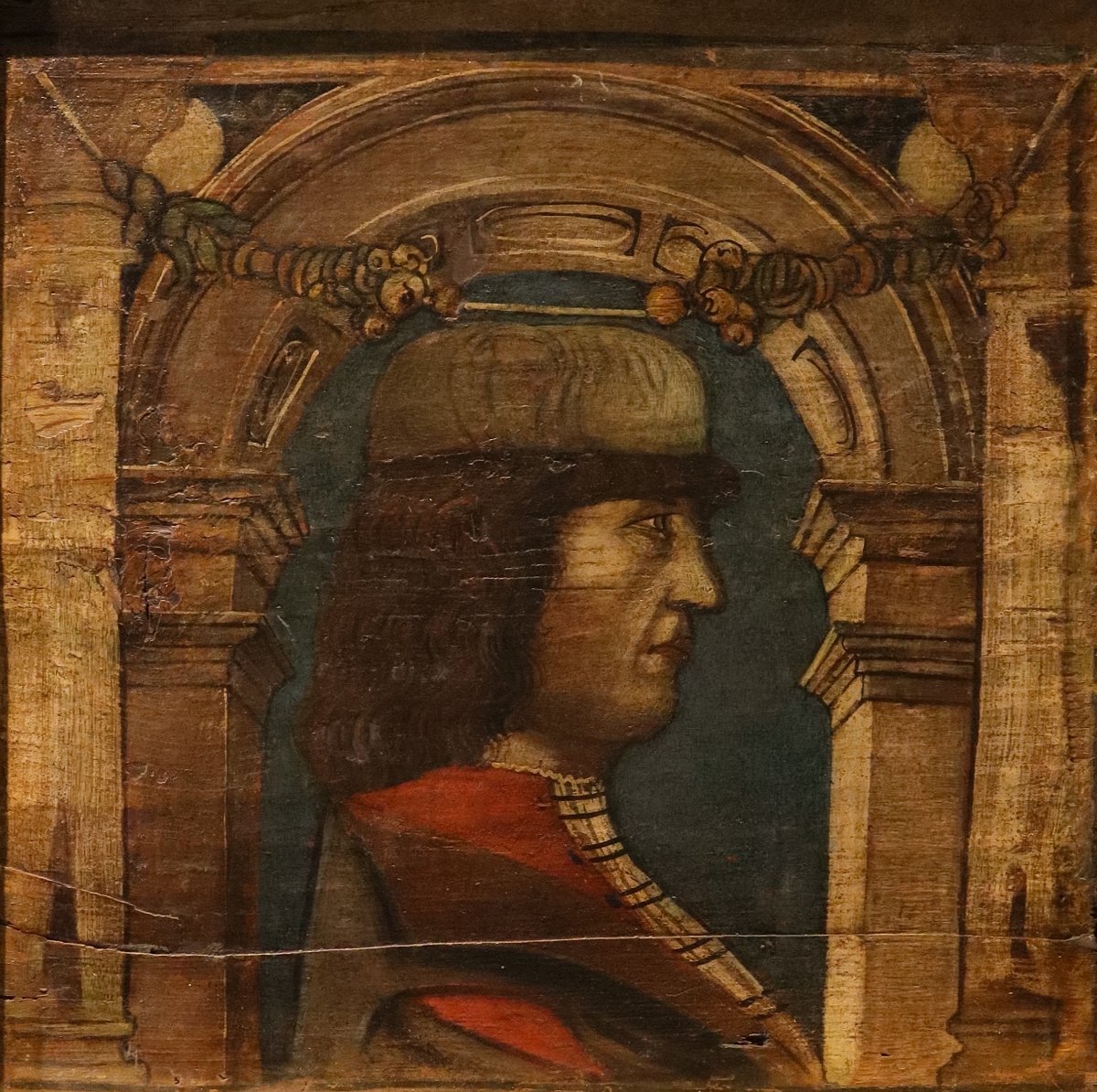 Pair Of Ceiling Panels, Bonifacio Bembo (brescia, 1420 – Milan, 1480), A Follower Of-photo-6