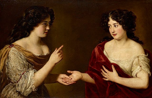 Portrait de La Duchesse Ortensia Mancini, Jacob Ferdinand Voet (Anvers 1639 - Paris 1689)-photo-1