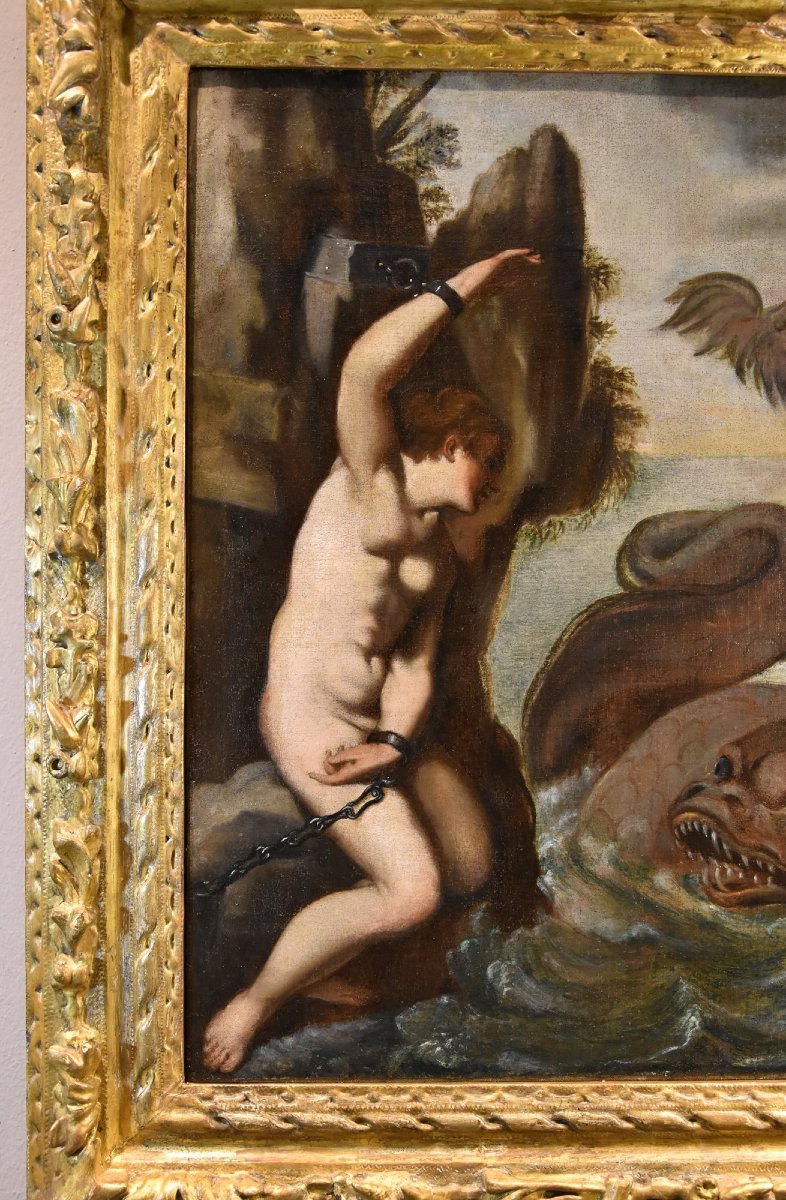 Andromède et le monstre marin, Agostino Carracci (1557-1602) Cercle de-photo-3