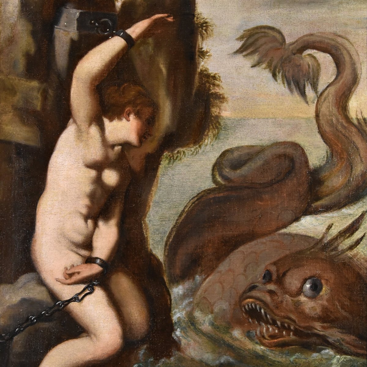 Andromède et le monstre marin, Agostino Carracci (1557-1602) Cercle de-photo-4