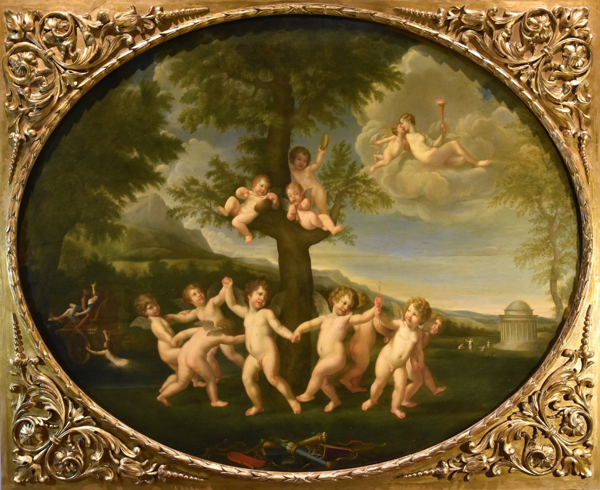 La Danse des Amours, Francesco Albani (Bologne 1578 - 1660) Copie de -photo-2