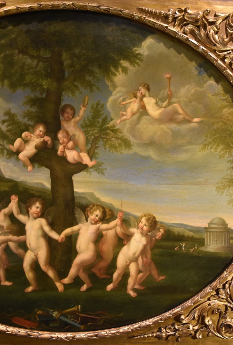 La Danse des Amours, Francesco Albani (Bologne 1578 - 1660) Copie de -photo-4