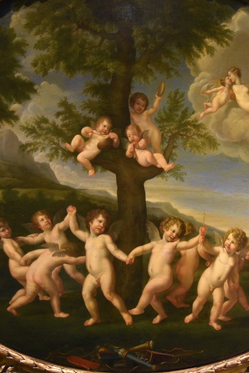 La Danse des Amours, Francesco Albani (Bologne 1578 - 1660) Copie de -photo-1