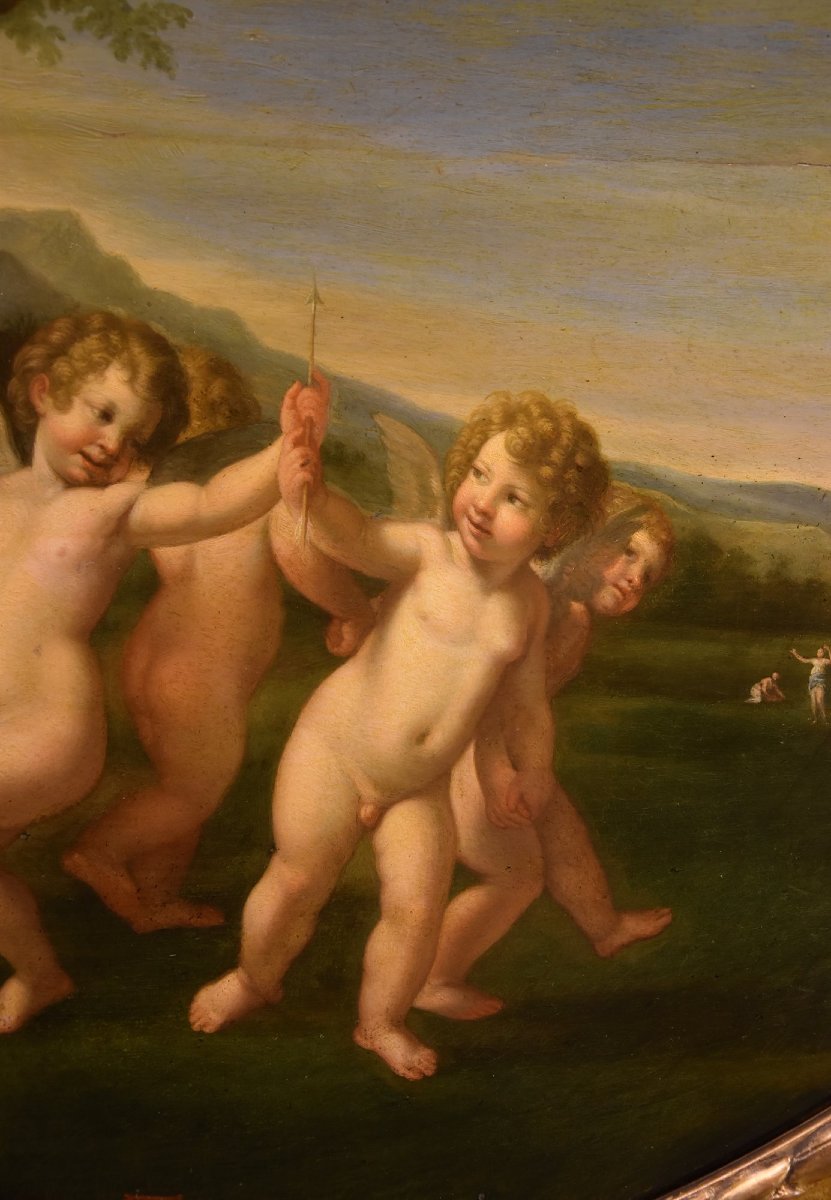 La Danse des Amours, Francesco Albani (Bologne 1578 - 1660) Copie de -photo-4
