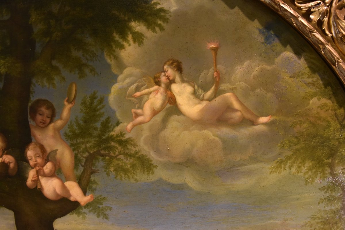 La Danse des Amours, Francesco Albani (Bologne 1578 - 1660) Copie de -photo-8