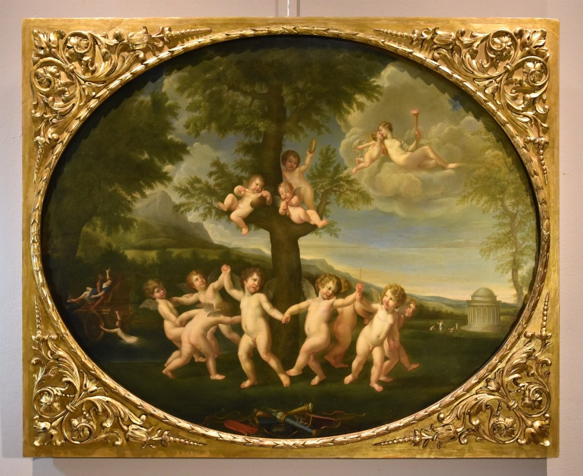 La Danse des Amours, Francesco Albani (Bologne 1578 - 1660) Copie de 