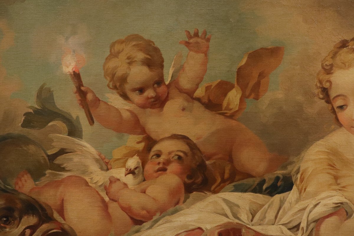 La naissance de Vénus,  François Boucher (Paris, 1703 - 1770) cercle de-photo-2
