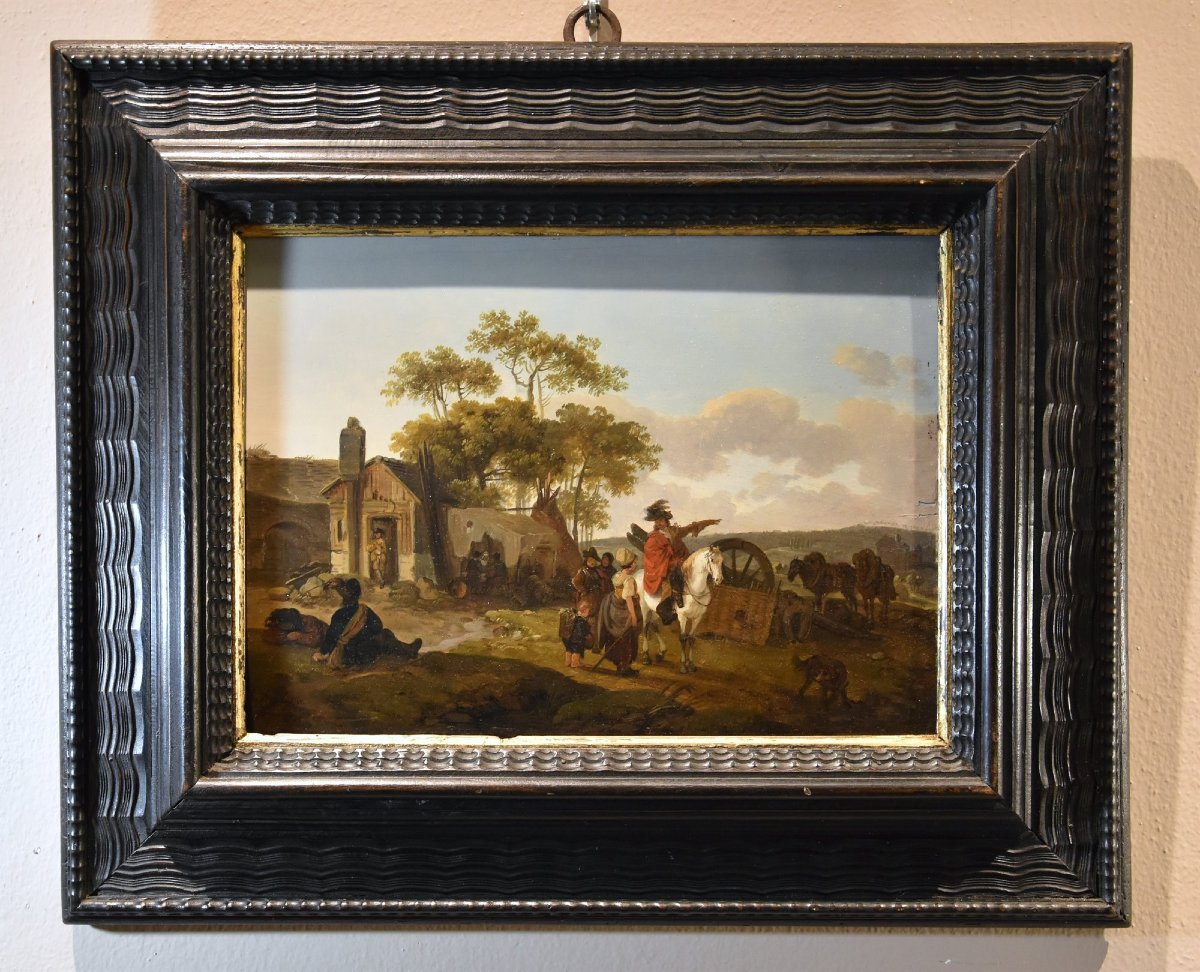 Claude Michel Duplessis (actif à Versailles de 1791 à 1799), Paire de peintures-photo-2