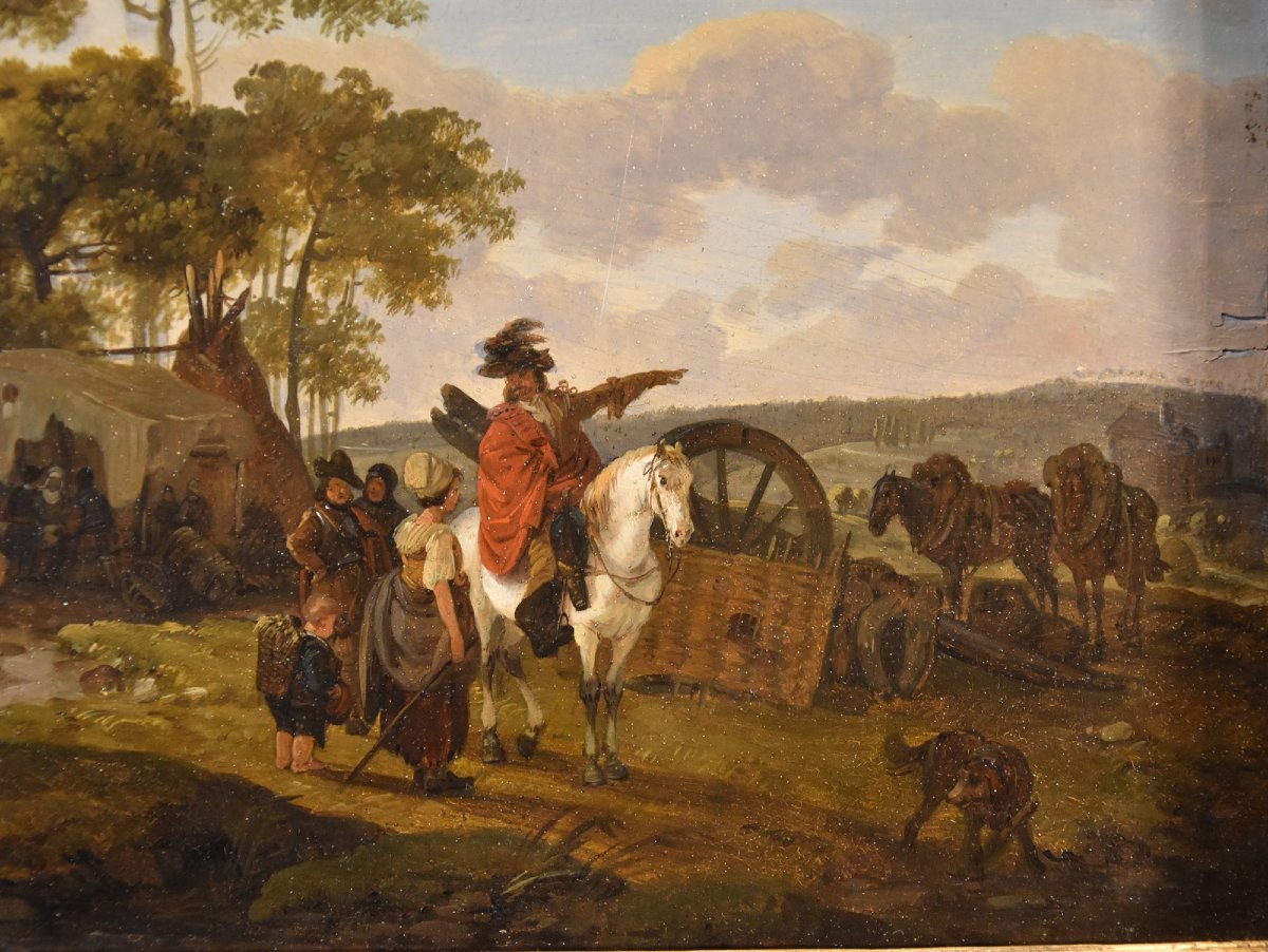 Claude Michel Duplessis (actif à Versailles de 1791 à 1799), Paire de peintures-photo-2