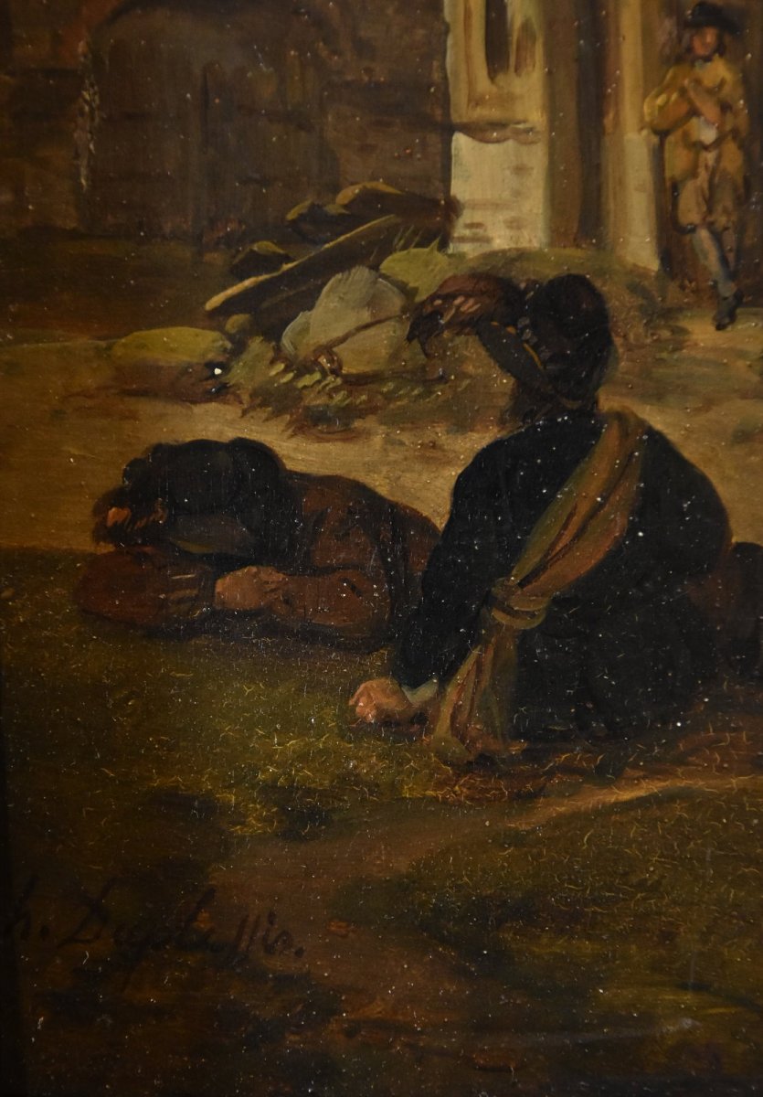 Claude Michel Duplessis (actif à Versailles de 1791 à 1799), Paire de peintures-photo-7