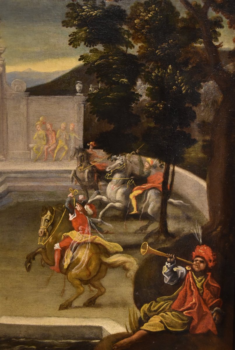 Renaissance Garden With A Knightly Festival, Isaac De Moucheron (amsterdam 1667–1744) Search-photo-2