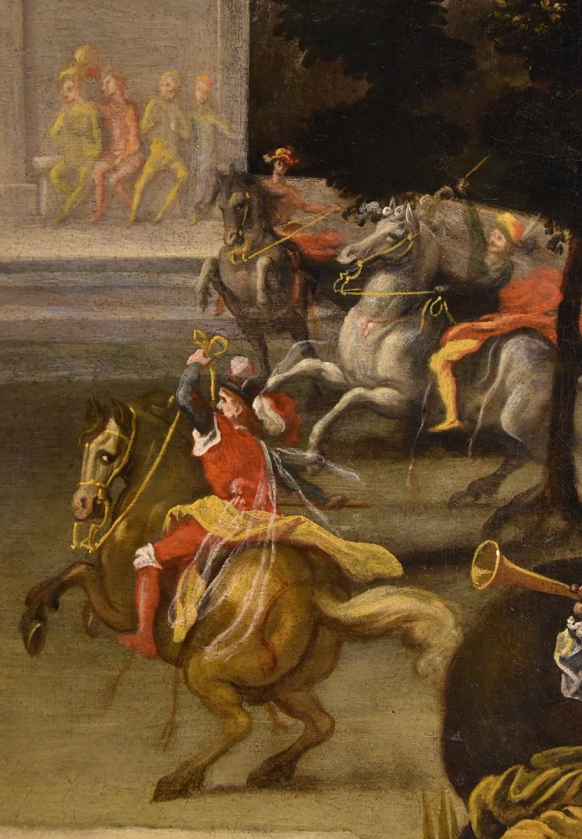 Renaissance Garden With A Knightly Festival, Isaac De Moucheron (amsterdam 1667–1744) Search-photo-2