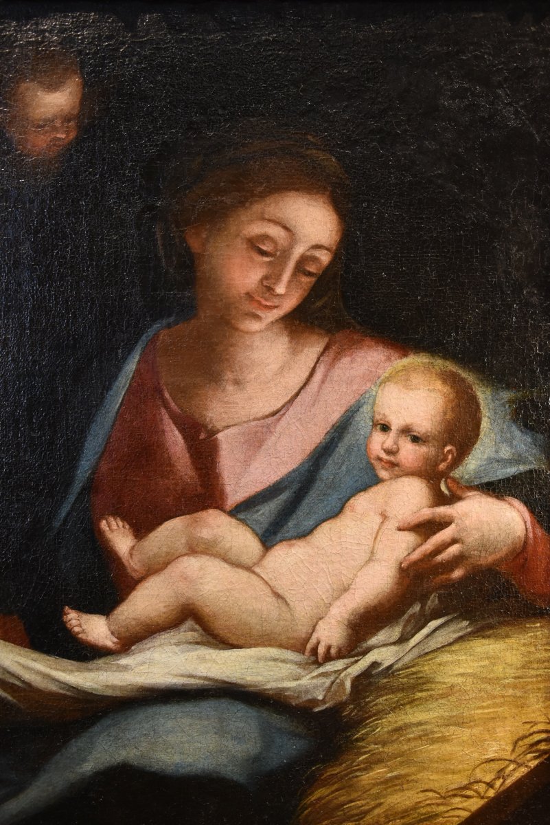 Vierge à l'Enfant, Anton Maria Piola (gênes, 1654 - 1715) Cercle-photo-3