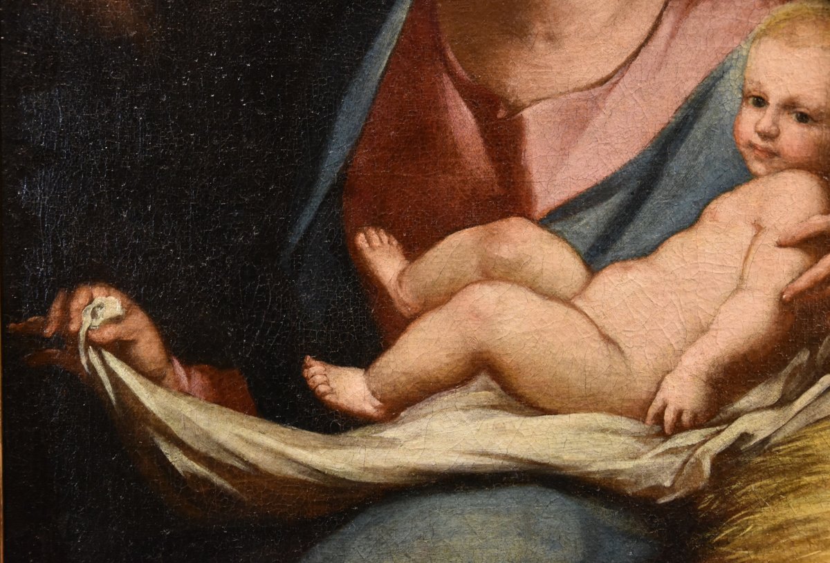 Vierge à l'Enfant, Anton Maria Piola (gênes, 1654 - 1715) Cercle-photo-6